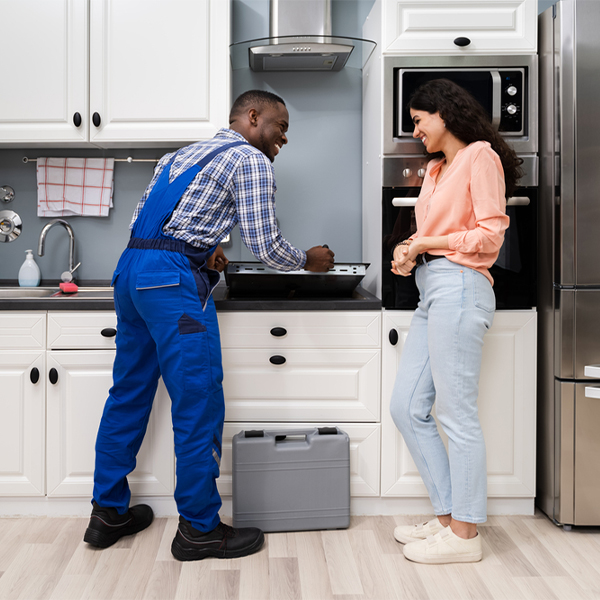 what kind of warranty do you offer on your cooktop repair services in Dunreith Indiana
